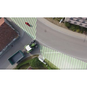 Câmera frontal para tratores