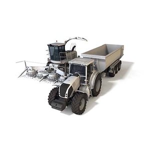 Trem de colheita de monitoramento de rádio