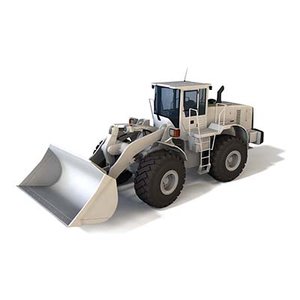 Câmera de visão traseira Roda e carregadeira de esteira