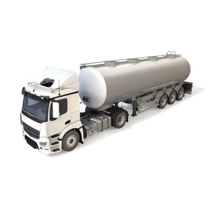 Semirreboque cisterna com câmara de marcha-atrás